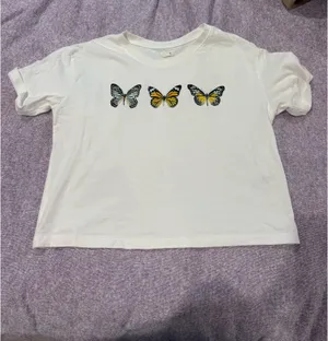 Garage Butterfly Crop Top thumbnail 2