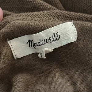 Madewell Oversized Funnelneck Tunic Top in Golden Spinach S thumbnail 6