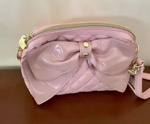 Betsey Johnson Pink Bow Crossbody Bag thumbnail 3
