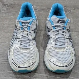 Asics Gel-Exalt Women Running Shoes White Teal Silver Size 9.5‎ thumbnail 4