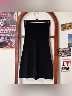 Djerf Avenue Tube Top Dress Black thumbnail 6
