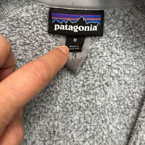 Patagonia women’s 1/4 Zip Better Sweater Heather gray‎ Fleece Jacket SZ M thumbnail 3