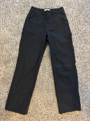 Aritzia TNA Pants Cargo Black thumbnail 2