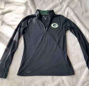 Nike Packers Dri-FIT Quarter Zip Pullover Size Large thumbnail 1
