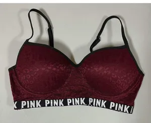 Victoria’s Secret Cheetah Leopard Print Sports Bra Crop Top Bralette Size L ♥️⛓️ thumbnail 2