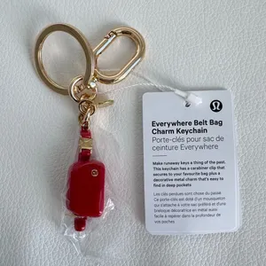Everywhere Belt Bag Key Charm Lululemon Red thumbnail 7