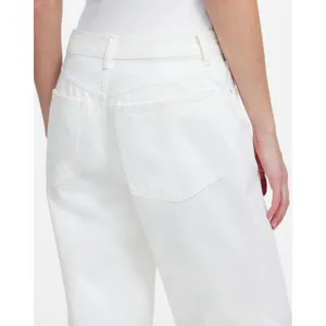 Madewell Low Slung Baggy Jeans Pure White Rigid Wide Leg Relaxed US 28 NWT thumbnail 5
