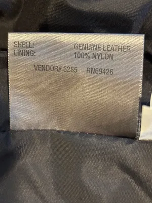 Wilsons Leather Maxima Black Genuine Leather Blazer Jacket Size Small thumbnail 6