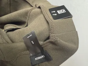 NWT Express olive khaki ponte mini skirt thumbnail 5