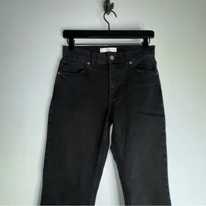 mng by mango 4 Black Straight‎ Leg Jeans CPW7 thumbnail 3