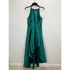 Lulus Broadway Show Emerald Green High-Low Gown Formal Glam Party Small NWT thumbnail 5