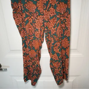 Free People Medium High Rise Olympia Harem Balloon Printed Boho Floral Pants‎ thumbnail 6