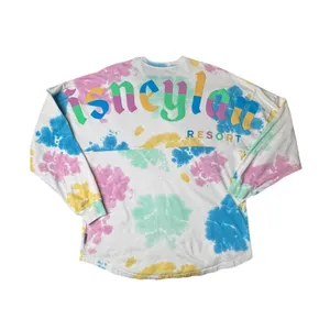 Disney Spirit Jersey Disneyland Resort Pastel Tie Dye Rainbow Size M thumbnail 2