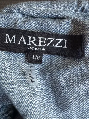 MARREZZI Light Blue Denim Vest - Women's L/G thumbnail 2