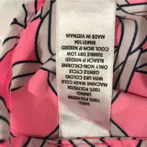 Crown & Ivy Tiered dual strapped racer back flowy tank sleeveless blouse basket weave print thumbnail 6
