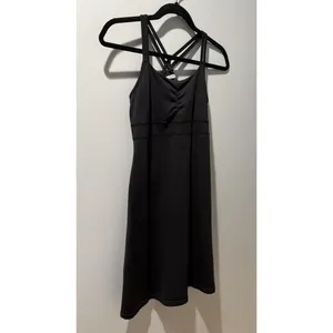 Marmot Taryn Dress Black Athletic Strappy Mini Dress w/ Built-in Bra Small thumbnail 2