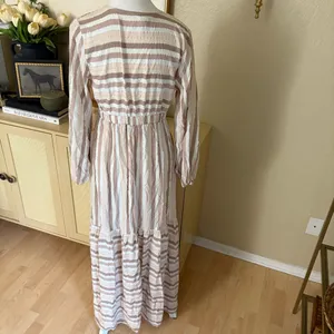 ANTHROPOLOGIE AMADI Alisha Striped Maxi Dress‎ Size XS thumbnail 4