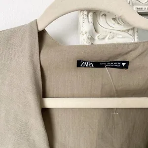 ZARA Linen Blend Cutout Mini Dress thumbnail 5