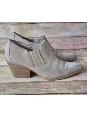 SAM EDELMAN Womens Walton Suede Leather Bootie Boots in Oatmeal Tan Size 6.5 thumbnail 4
