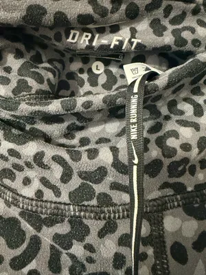 Nike Women’s Black and Gray Leopard Print Leggings thumbnail 3