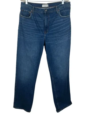 Abercrombie & Fitch 90s Straight Ultra High Rise Jeans 16/33 thumbnail 1