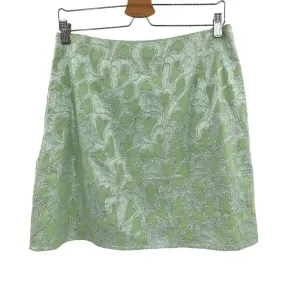 Roller Rabbit Clermont Blanche Lurex A-Line Skirt‎ in Mint Green Size Medium thumbnail 6