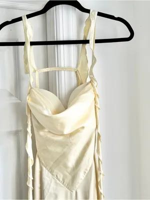 Nana Jacqueline Caroline Dress in Butter Yellow thumbnail 6