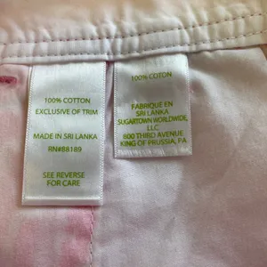 Lilly Pulitzer The Walsh Pink Pout Print Cotton 3" Shorts Sz‎ 00 thumbnail 7