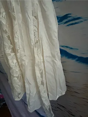 American Eagle Ivory Lace Spaghetti Strap Summer Dress SZ 0 thumbnail 5