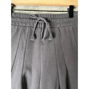 UGG Women's Phaedra Short Gray Elastic Drawstring Flounce Ruffle Lounge XS thumbnail 2