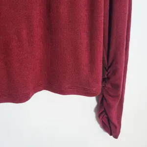 Fabletics Cranberry Red Turtleneck Size Large NWT thumbnail 4