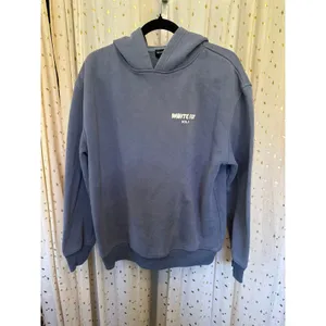 White Fox Vol.3 Ocean Puff Print Logo Oversized Offstage Hoodie Sweatshirt S/M thumbnail 3