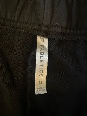 Women’s Black Fabletics Sweatpants Medium thumbnail 4