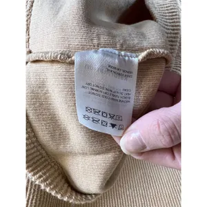 Reformation Jeans Tan Ribbed Knit Organic Cotton 3/4 Sleeve Top‎ Small Designer thumbnail 7