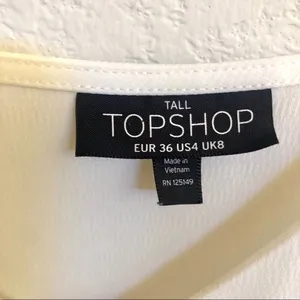 Topshop cream tank 4 thumbnail 4