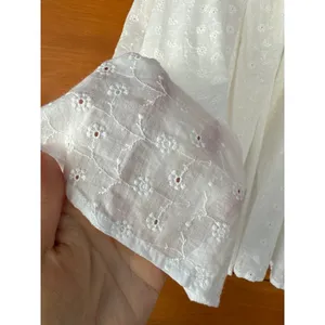 NWT Lulus Sunny Day Stunner White Eyelet Embroidered Babydoll Dress LWD Party M thumbnail 4