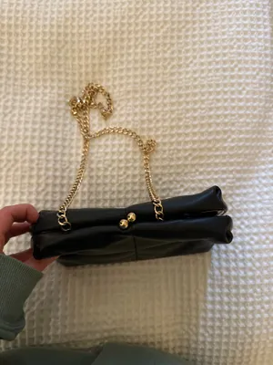 Black Quilted Bag thumbnail 2
