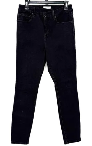 Good American Size 10 30 Good Waist Black Denim Jean Pants Skinny‎ Fit thumbnail 1