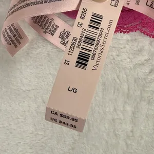 Victorias Secret Dream Angels Magenta Lace Longline Bralette‎ L 417807-QAX thumbnail 3
