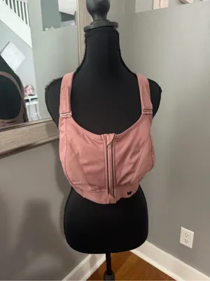 SHEFIT Ultimate Flex Adjustable Supportive Sports Bra 3 Luxe no padding Pink Size 2X thumbnail 2