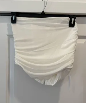 Amazon White Zip Up Corset thumbnail 1