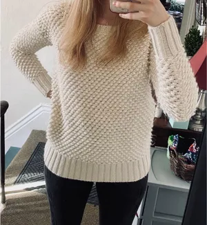 American Eagle White Sweater thumbnail 1