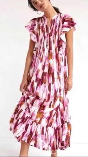 Anthropologie Maeve The Cassandra Maxi Dress Size XS thumbnail 1