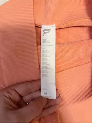 Fabletics medium Women's Peach/orange High-Waisted Seamless Biker Shorts thumbnail 3
