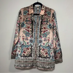 Chico’s Floral Scroll-Print Shirt thumbnail 2
