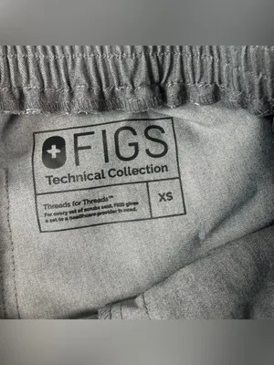 Figs Technical Scrubs Gray Top Pants Set Women's Size XSmall thumbnail 14