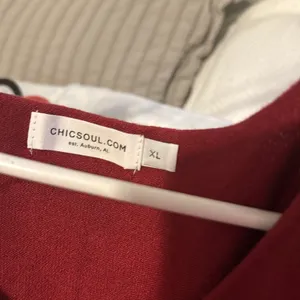 Chic Soul Miss Who I Was Sweater, Dark Rust nwot size XL thumbnail 6