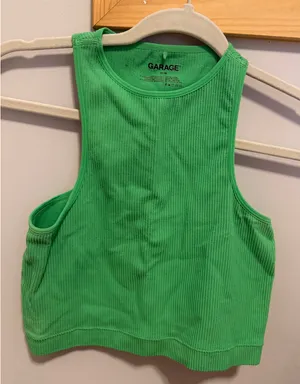 Garage Ribbed Tank Top Crop thumbnail 1