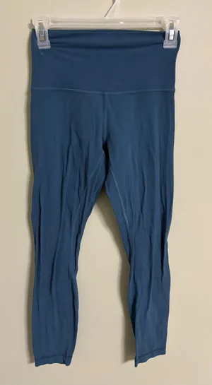 Lululemon Align HR Pant 25” Size 4 Small Blue Gym Active Workout Leggings thumbnail 1