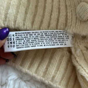 English Factory Cream Open Knit Cardigan thumbnail 8